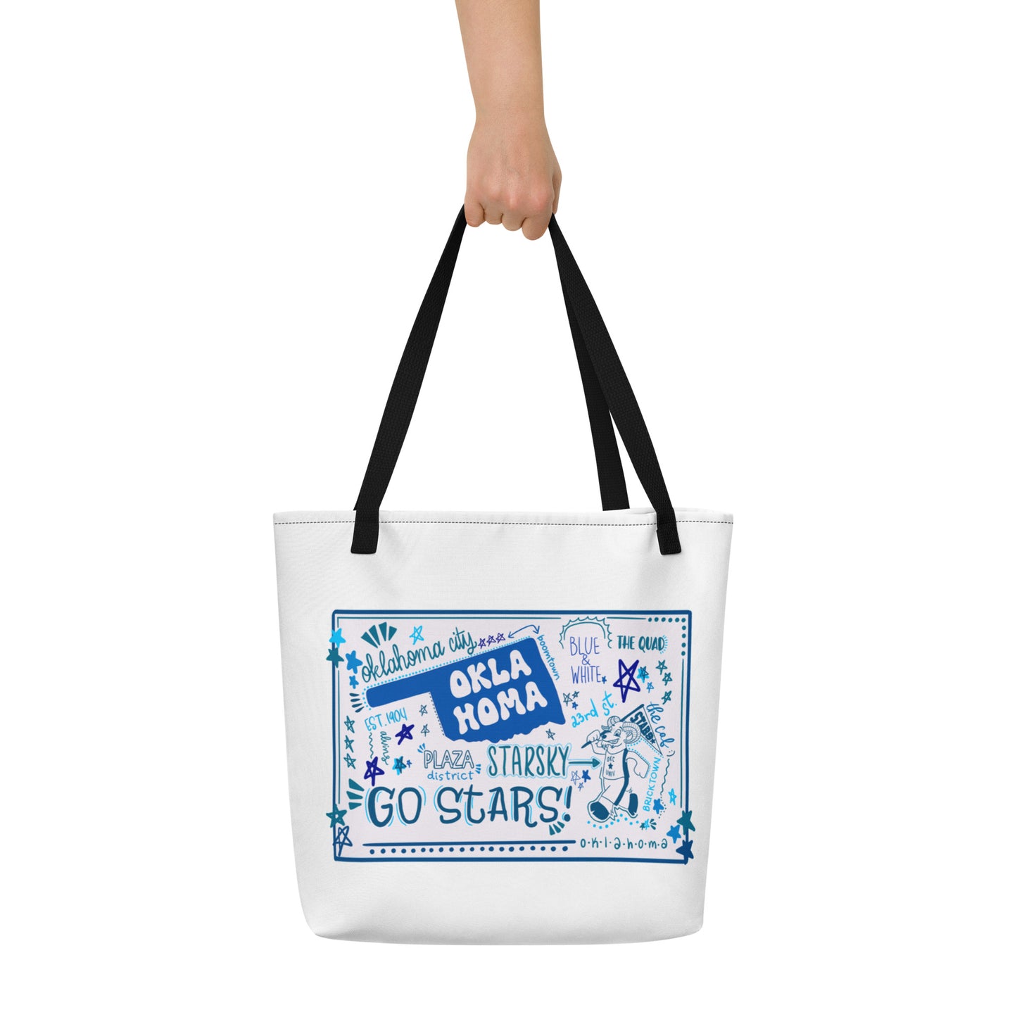 an ode to okc tote bag