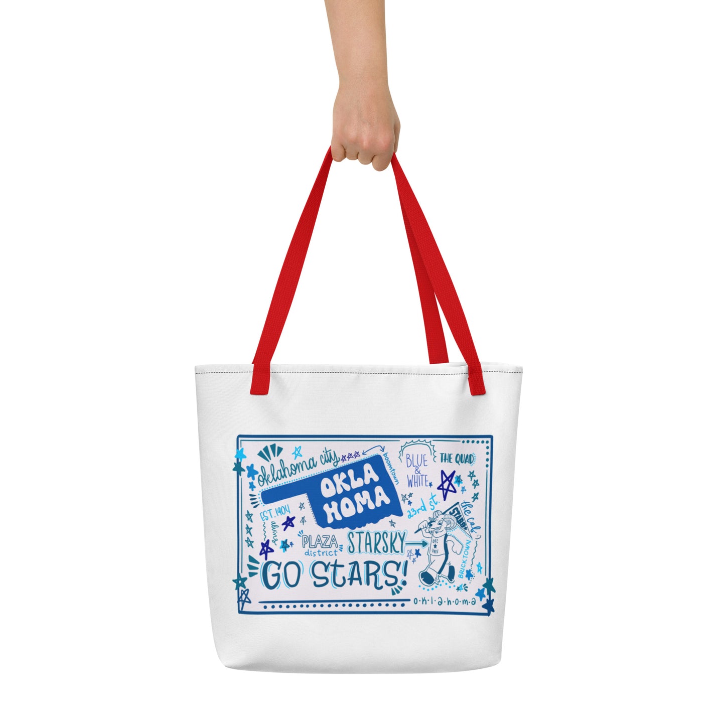 an ode to okc tote bag