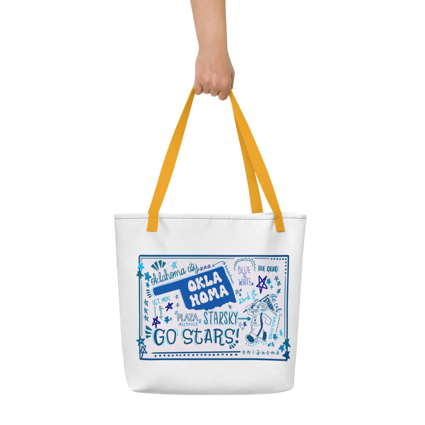 an ode to okc tote bag